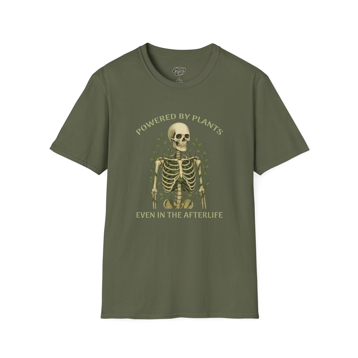Powered By Plants Even In The Afterlife T-Shirt