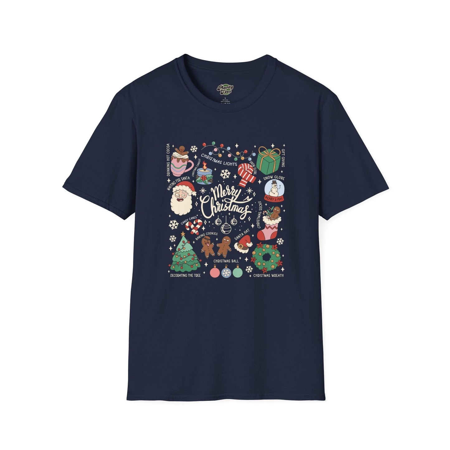 Merry Christmas Doodles T-Shirt