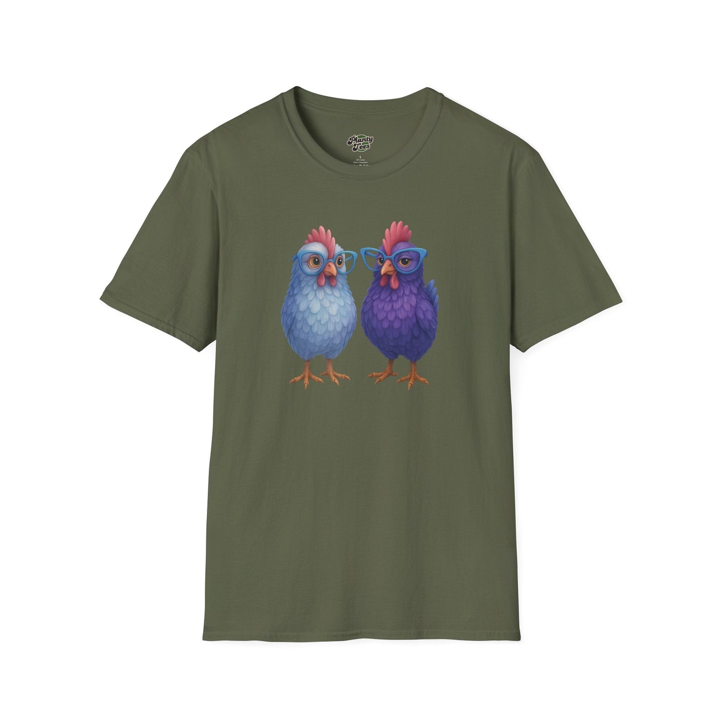 Chickens With Glasses T-Shirt