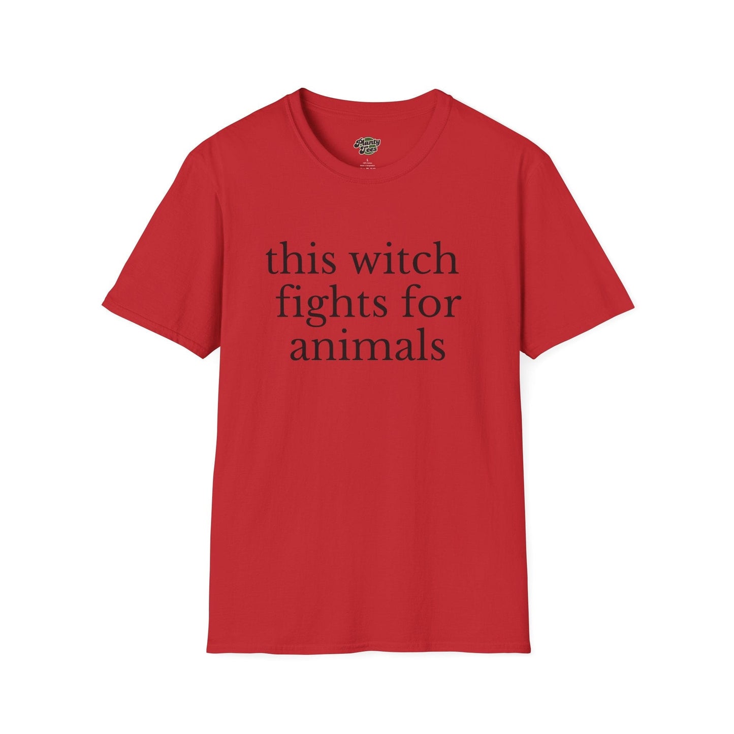 This Witch Fights For Animals T-Shirt