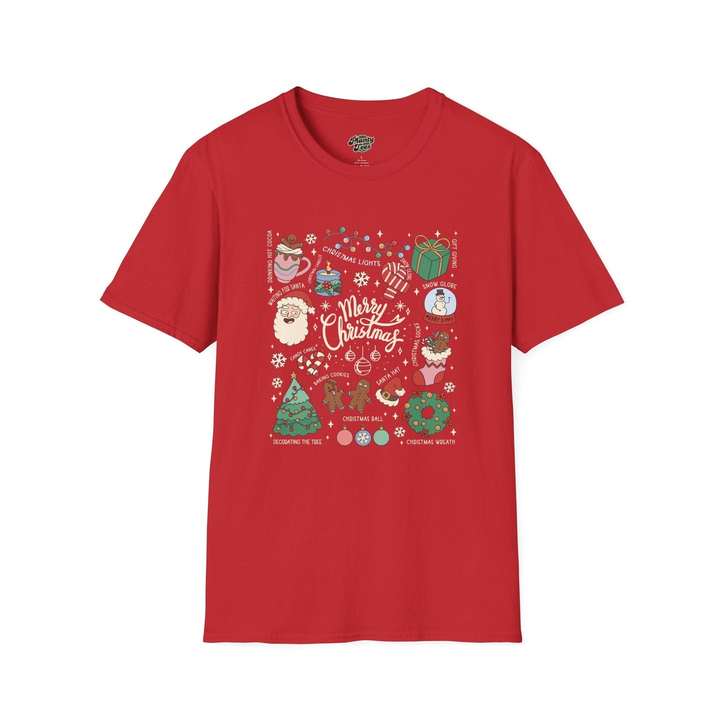 Merry Christmas Doodles T-Shirt