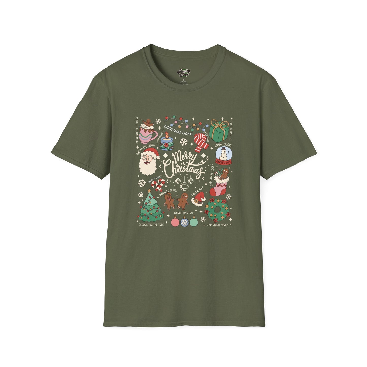 Merry Christmas Doodles T-Shirt