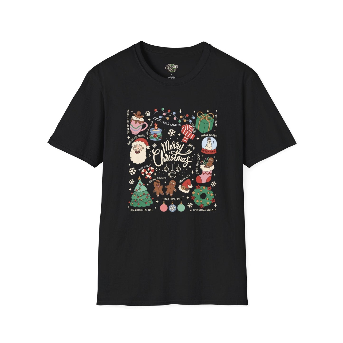 Merry Christmas Doodles T-Shirt