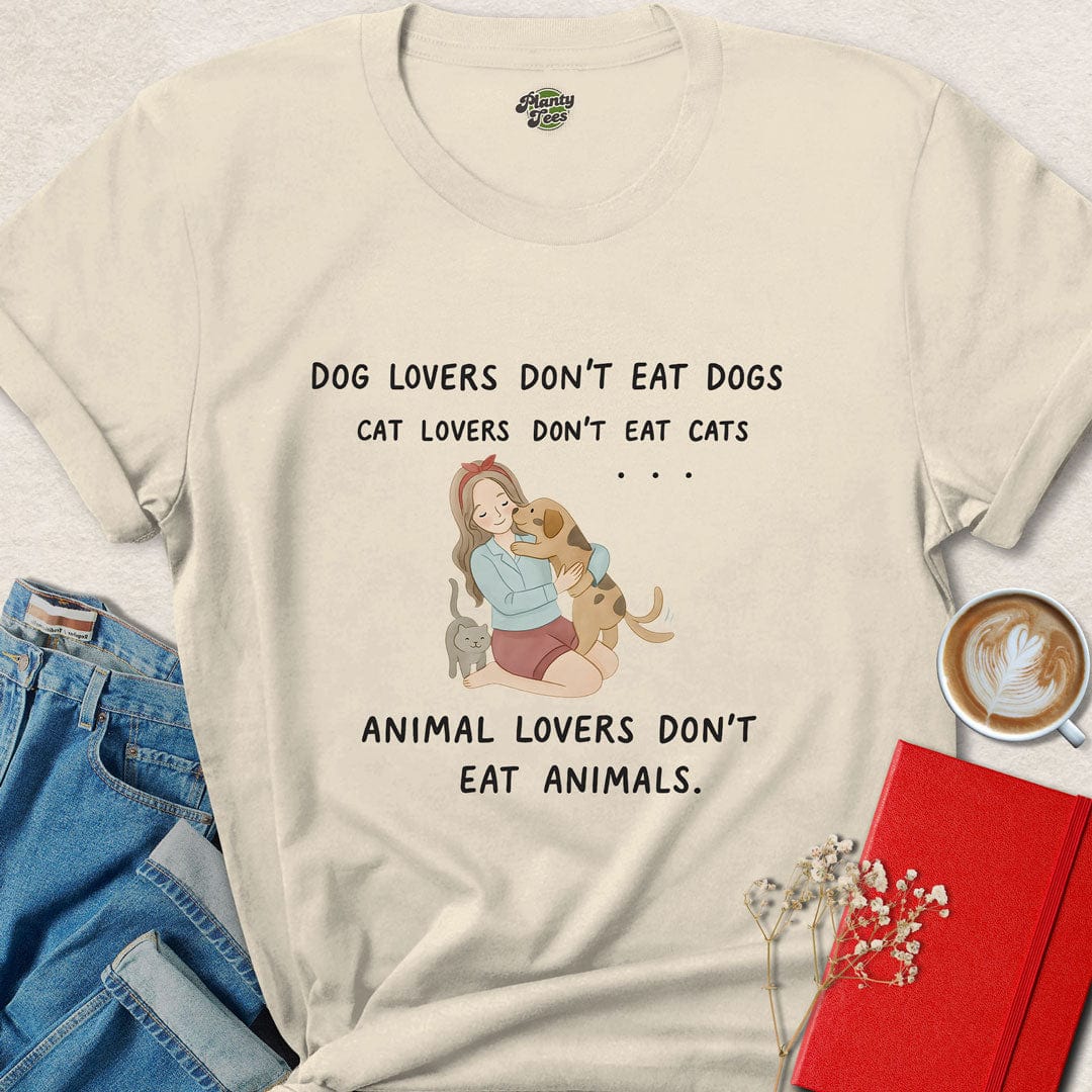 Animal Lovers Don't Eat Animals T-Shirt