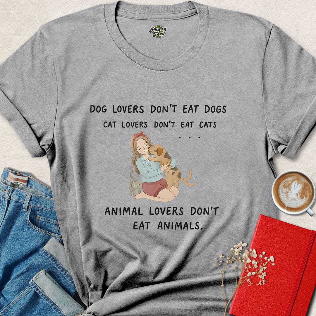 Animal Lovers Don't Eat Animals T-Shirt