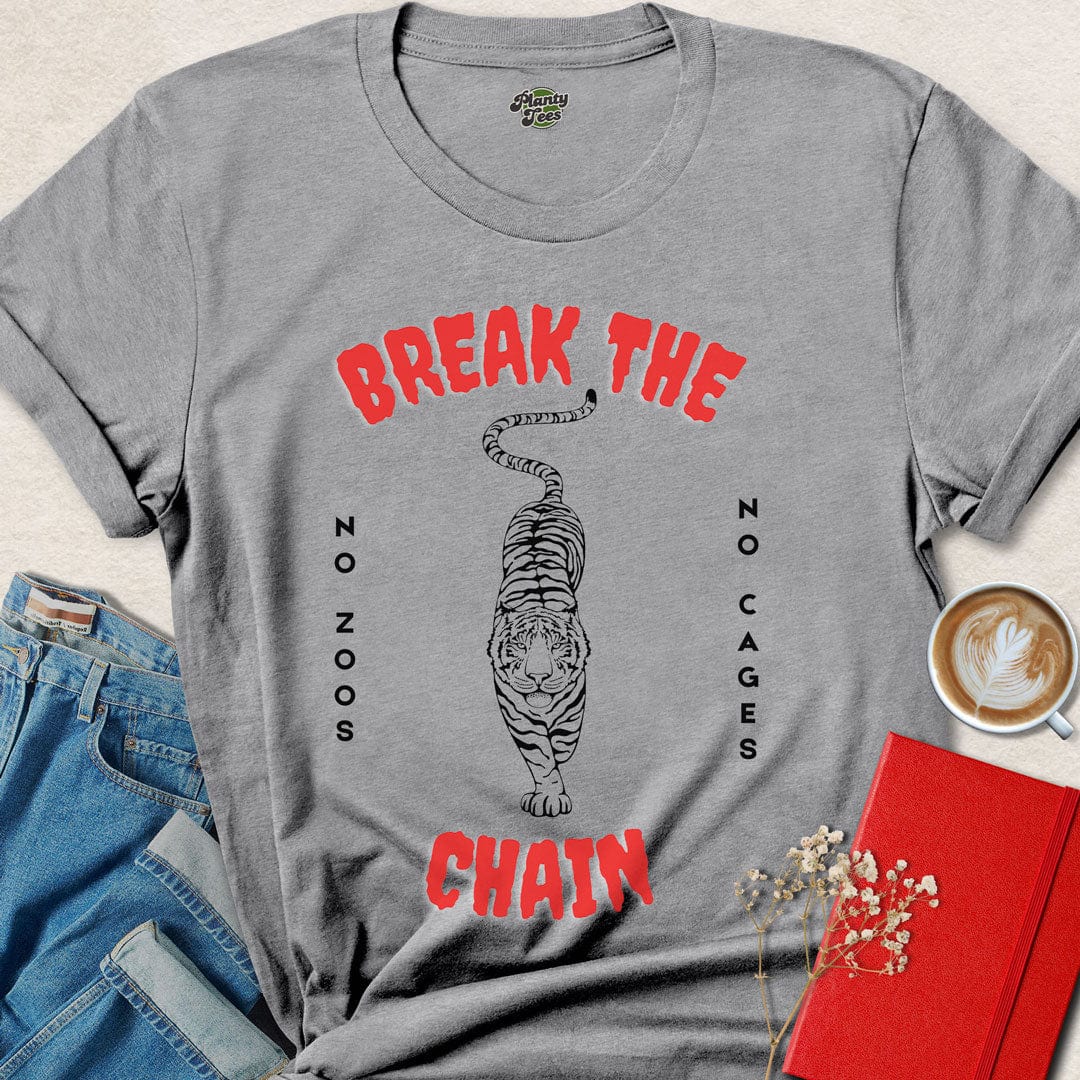 Break the Chain, No Zoos, No Cages T-Shirt