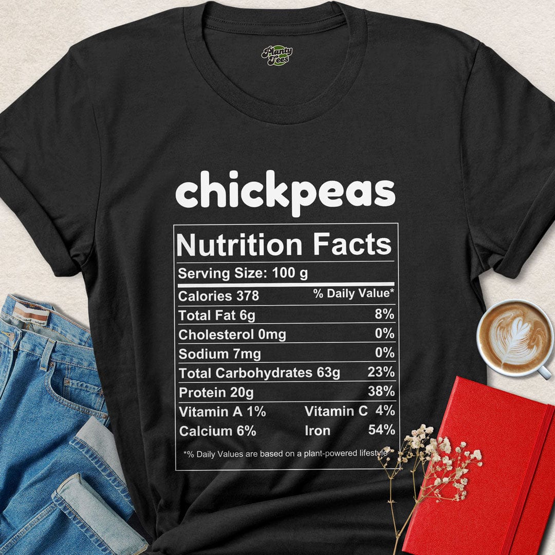 Chickpeas Nutrition Facts T-Shirt