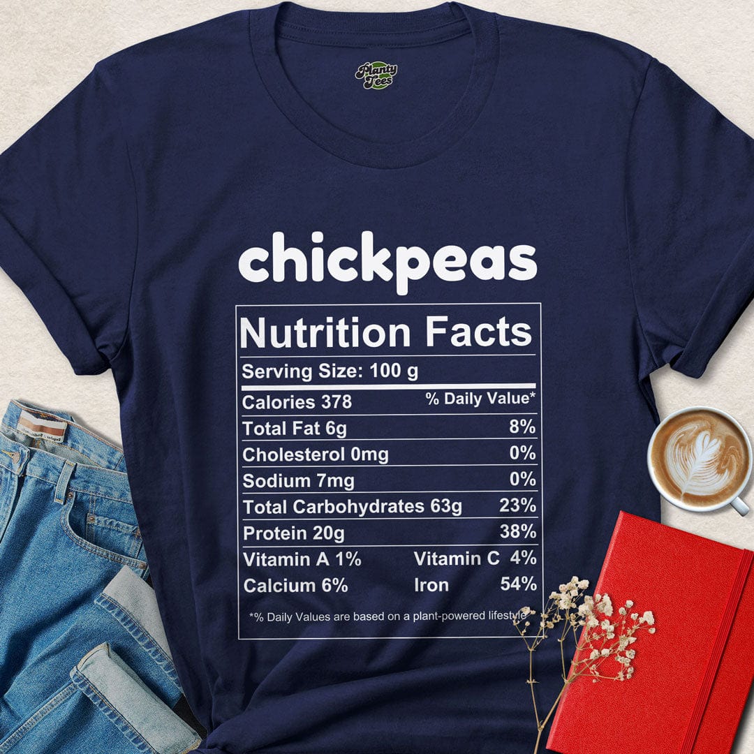 Chickpeas Nutrition Facts T-Shirt