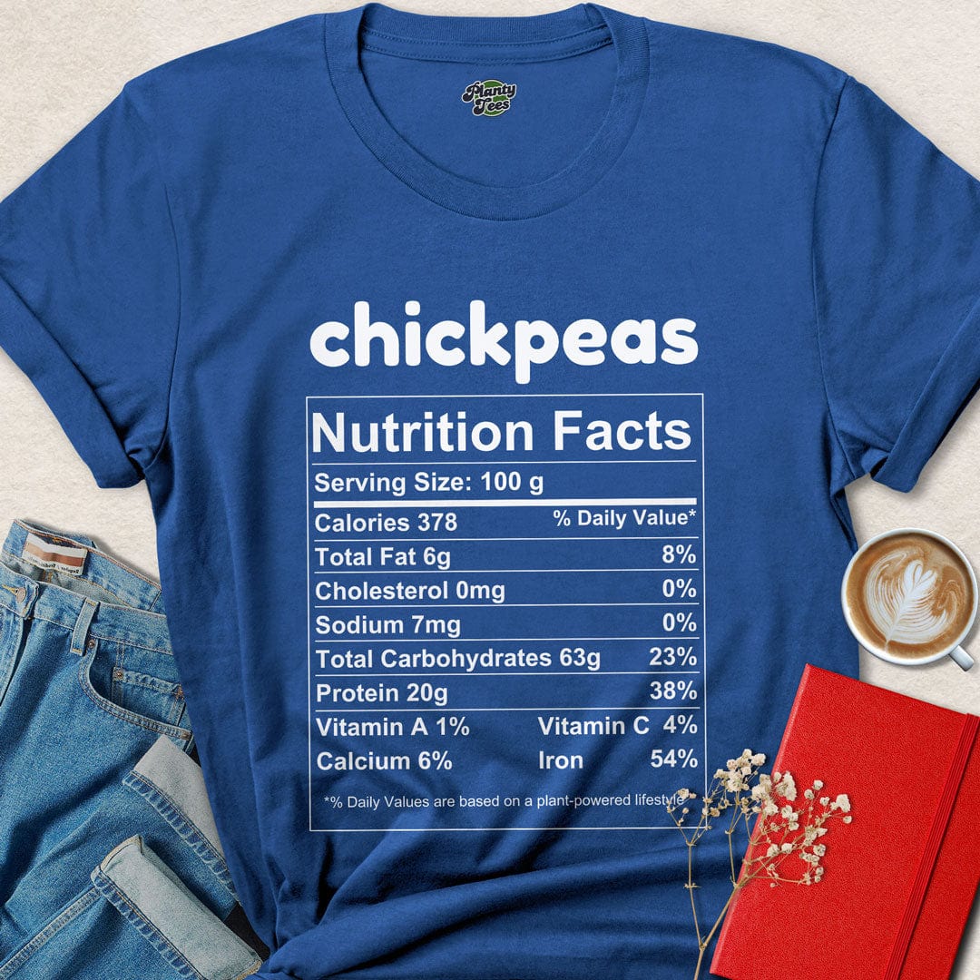 Chickpeas Nutrition Facts T-Shirt