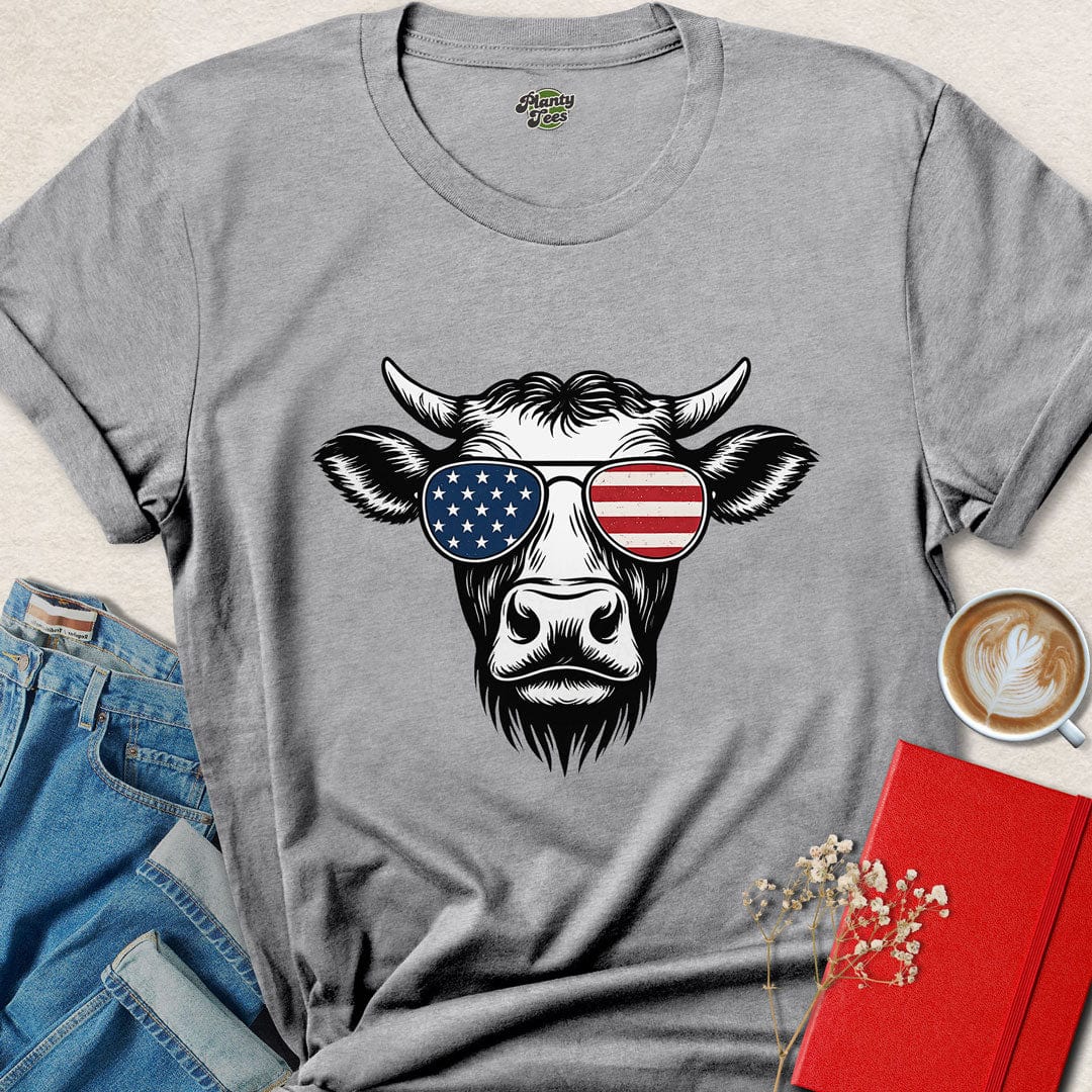 Cow 4th Of July T-Shirt