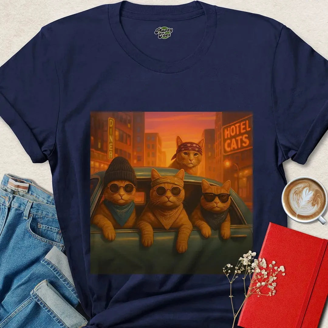 Vegan Street Cat Shirt – Cool Animal Rights Tee for Kind Rebels