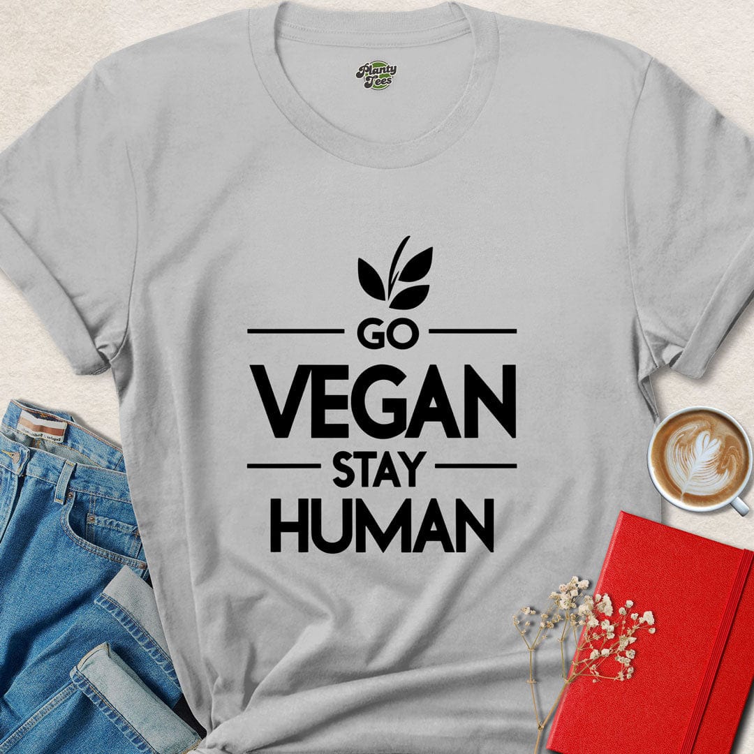 Go Vegan Stay Human T-Shirt