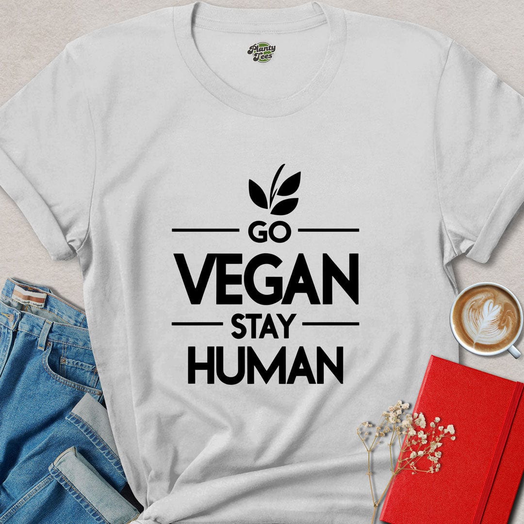 Go Vegan Stay Human T-Shirt