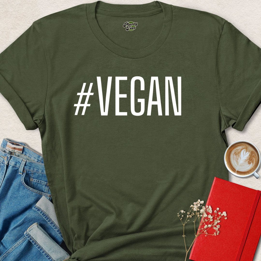 Hashtag #Vegan T-Shirt