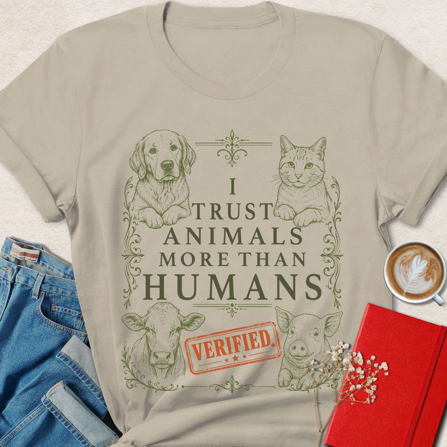 I Trust Animals More Than Humans T-Shirt
