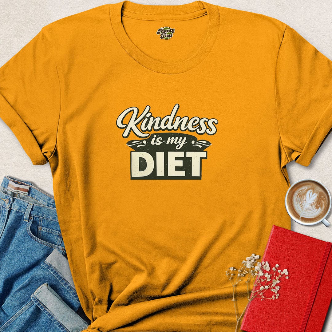 Kindness Is My Diet Vegan T-Shirt