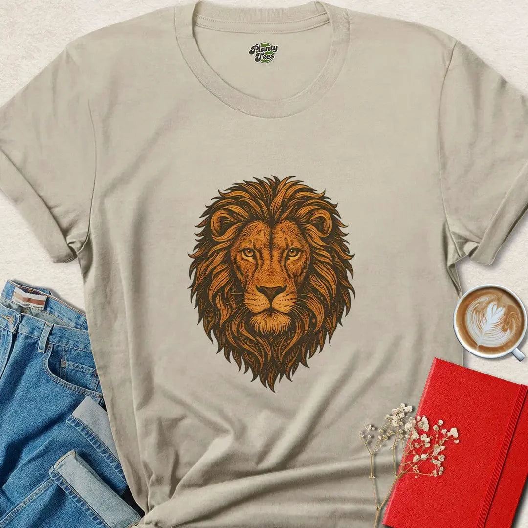 Vegan Lion Shirt – Bold Cruelty-Free Tee for Animal Rights Pride