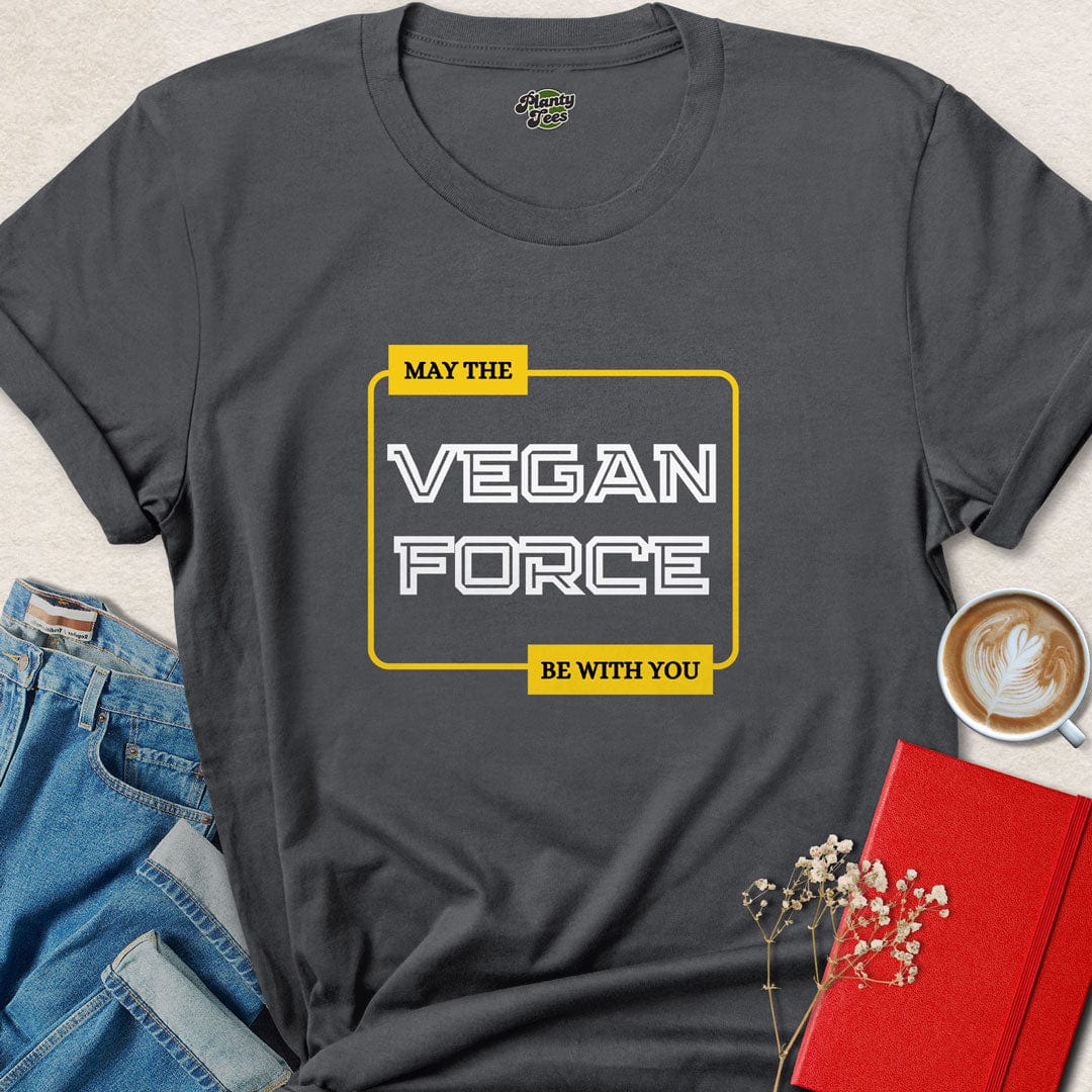 May The Vegan Force With You T-Shirt