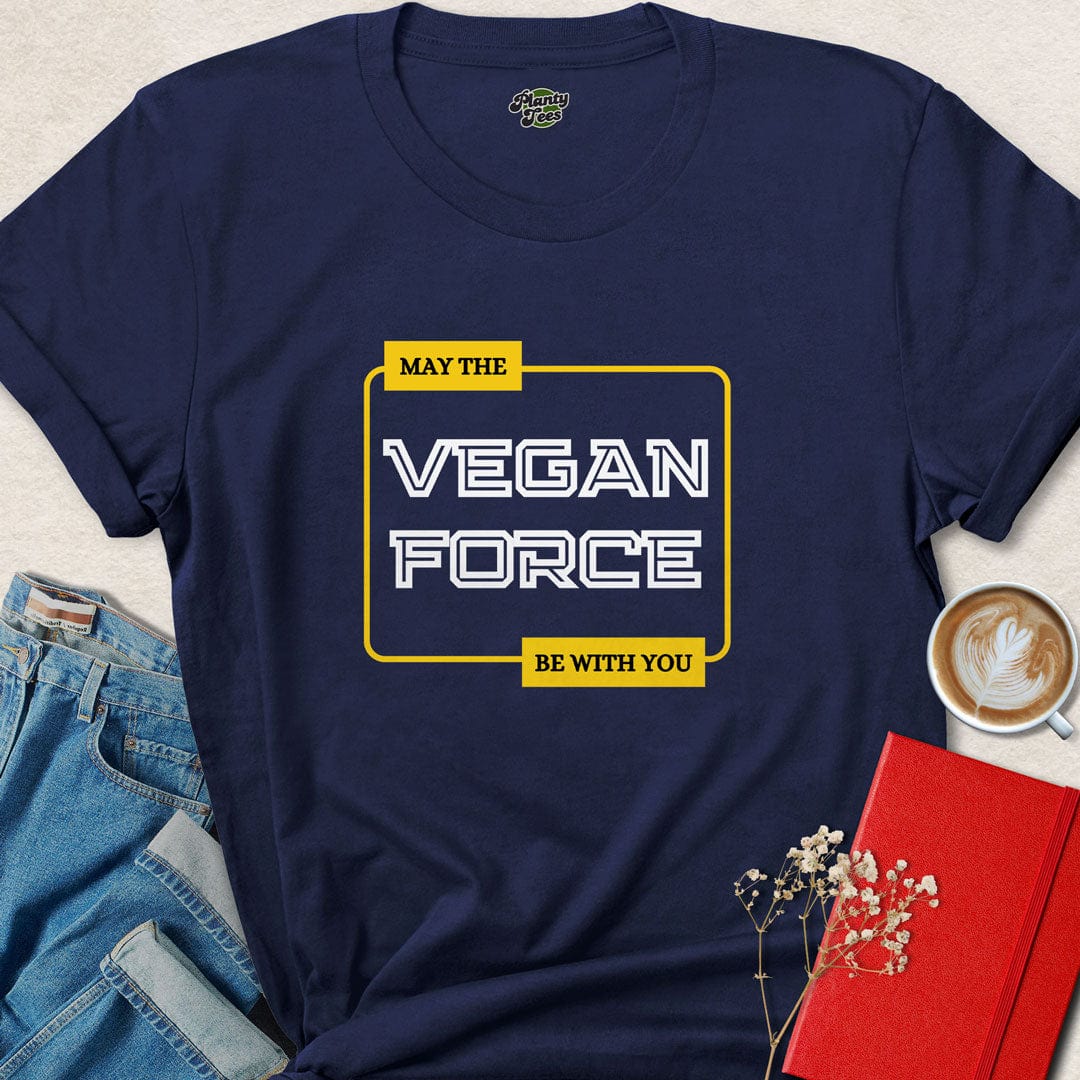 May The Vegan Force With You T-Shirt