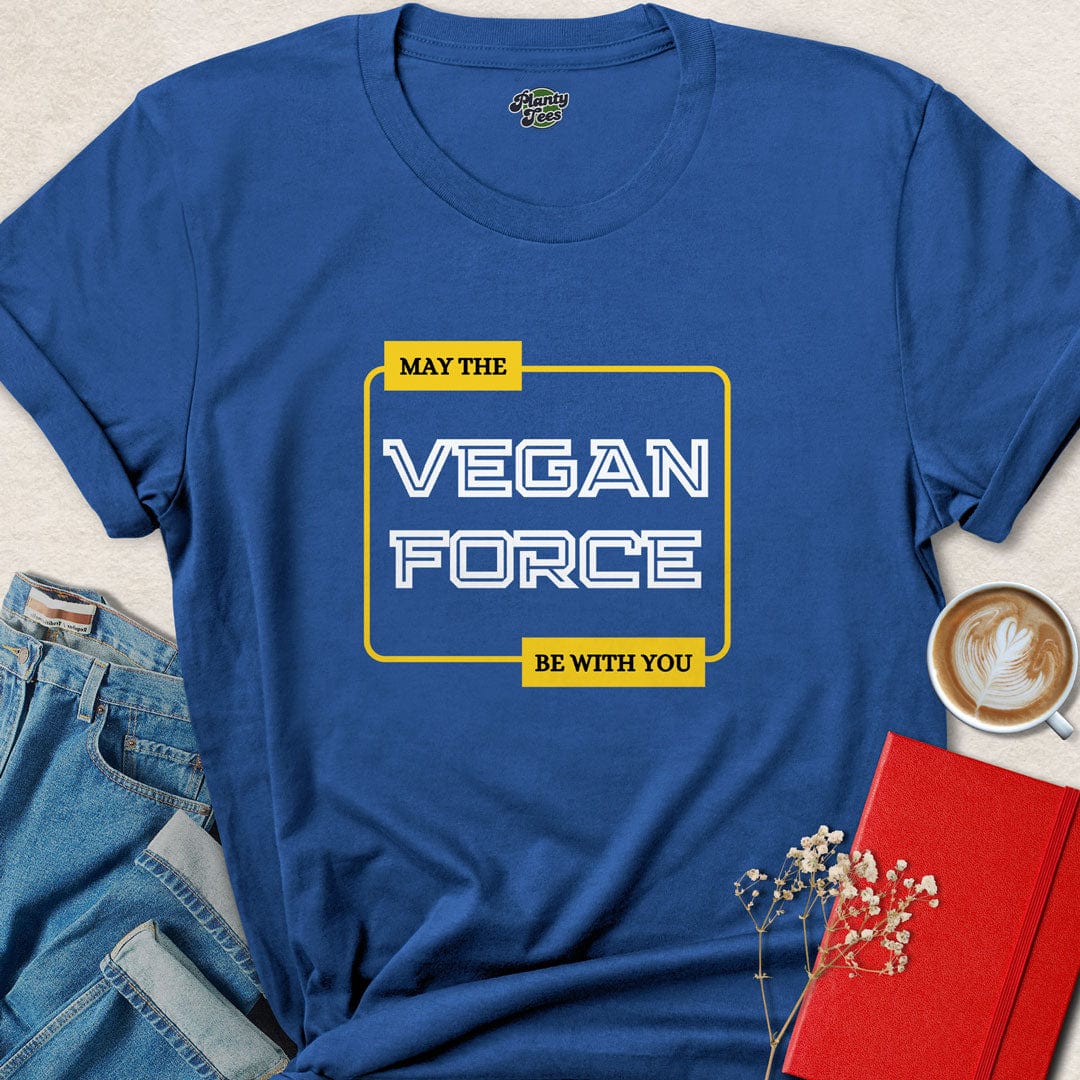 May The Vegan Force With You T-Shirt