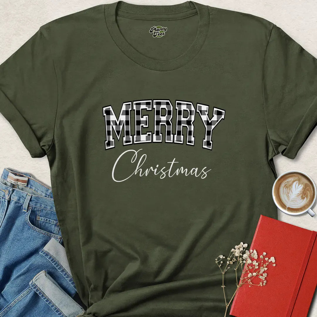 Merry Christmas Vegan Shirt – Festive Ethical Holiday Tee