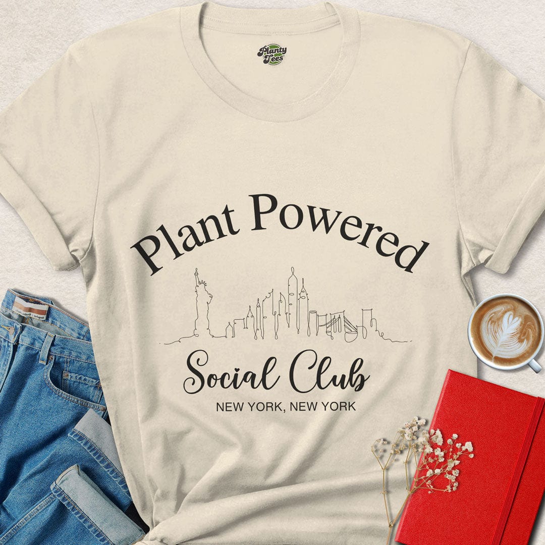Plant Powered Social Club, NY, T-Shirt