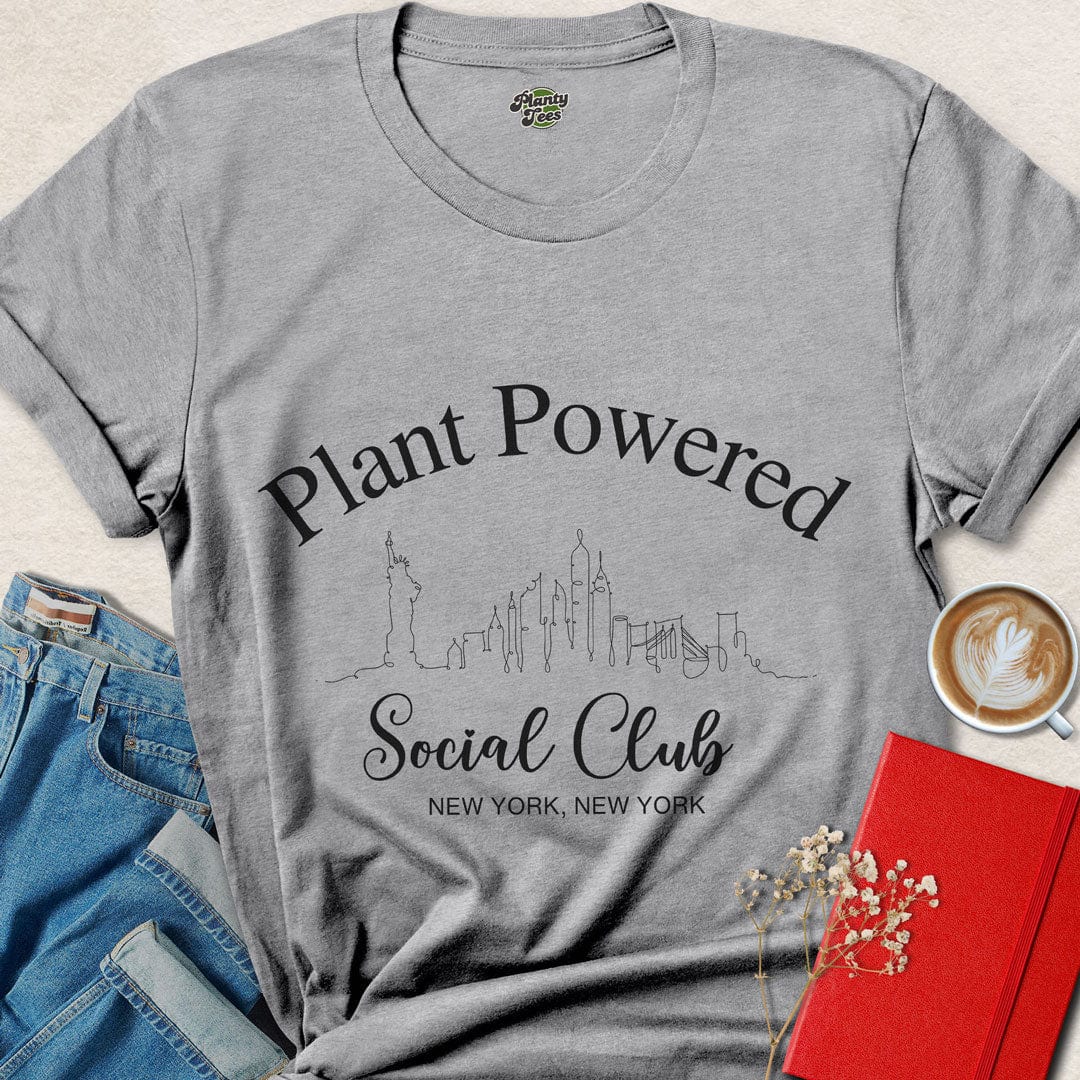Plant Powered Social Club, NY, T-Shirt