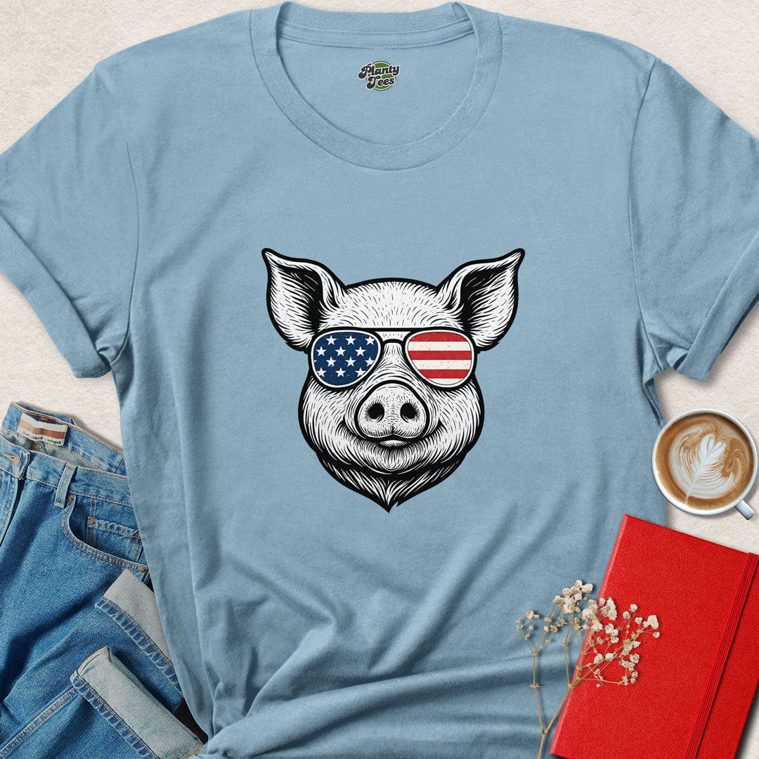 Pig 4th Of July T-Shirt