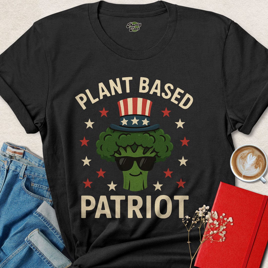 Plant Based Patriot Broccoli T-Shirt