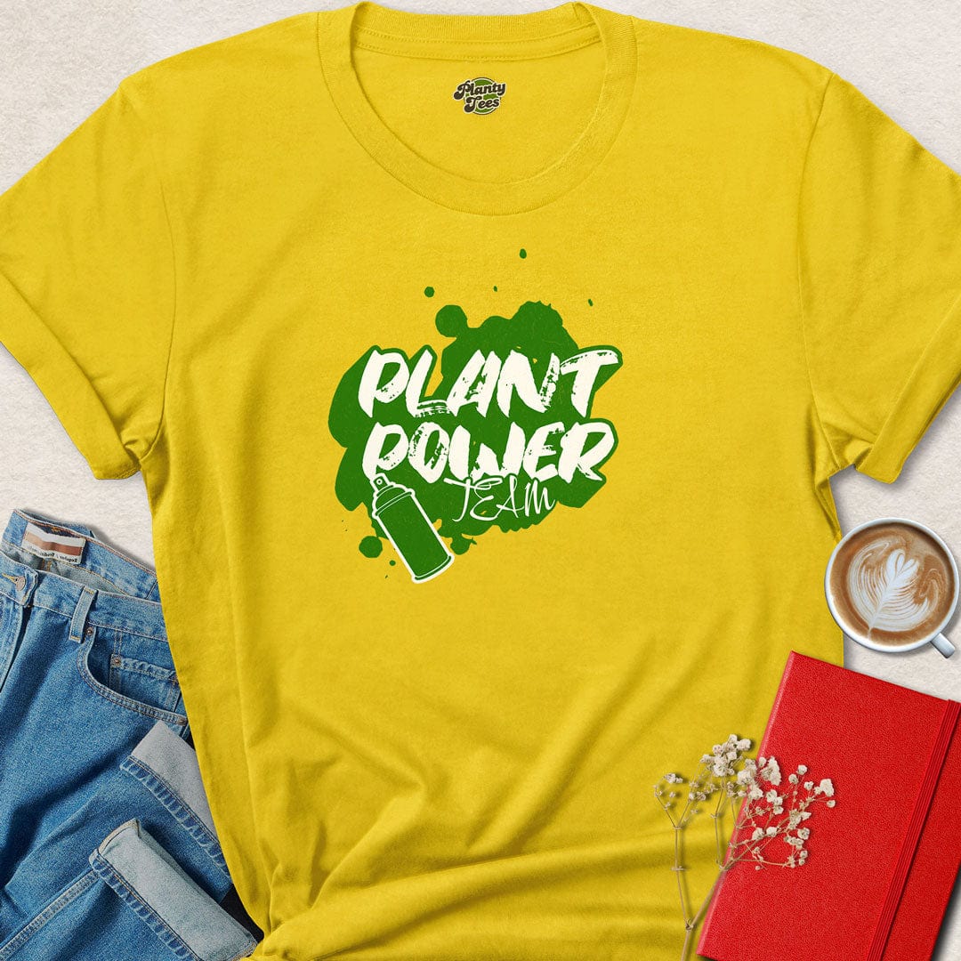 Plant Power Team Graffiti T-Shirt