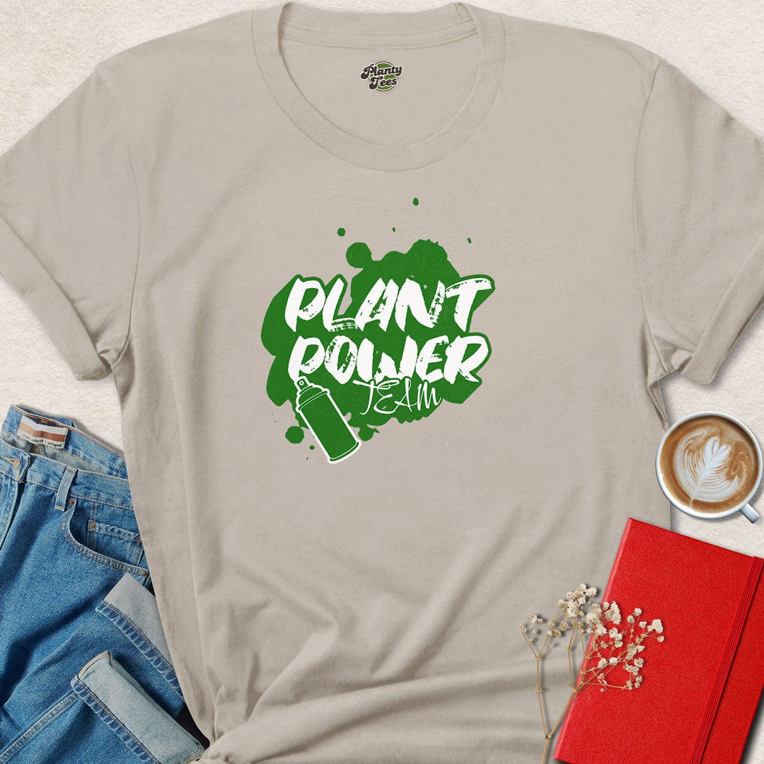 Plant Power Team Graffiti T-Shirt