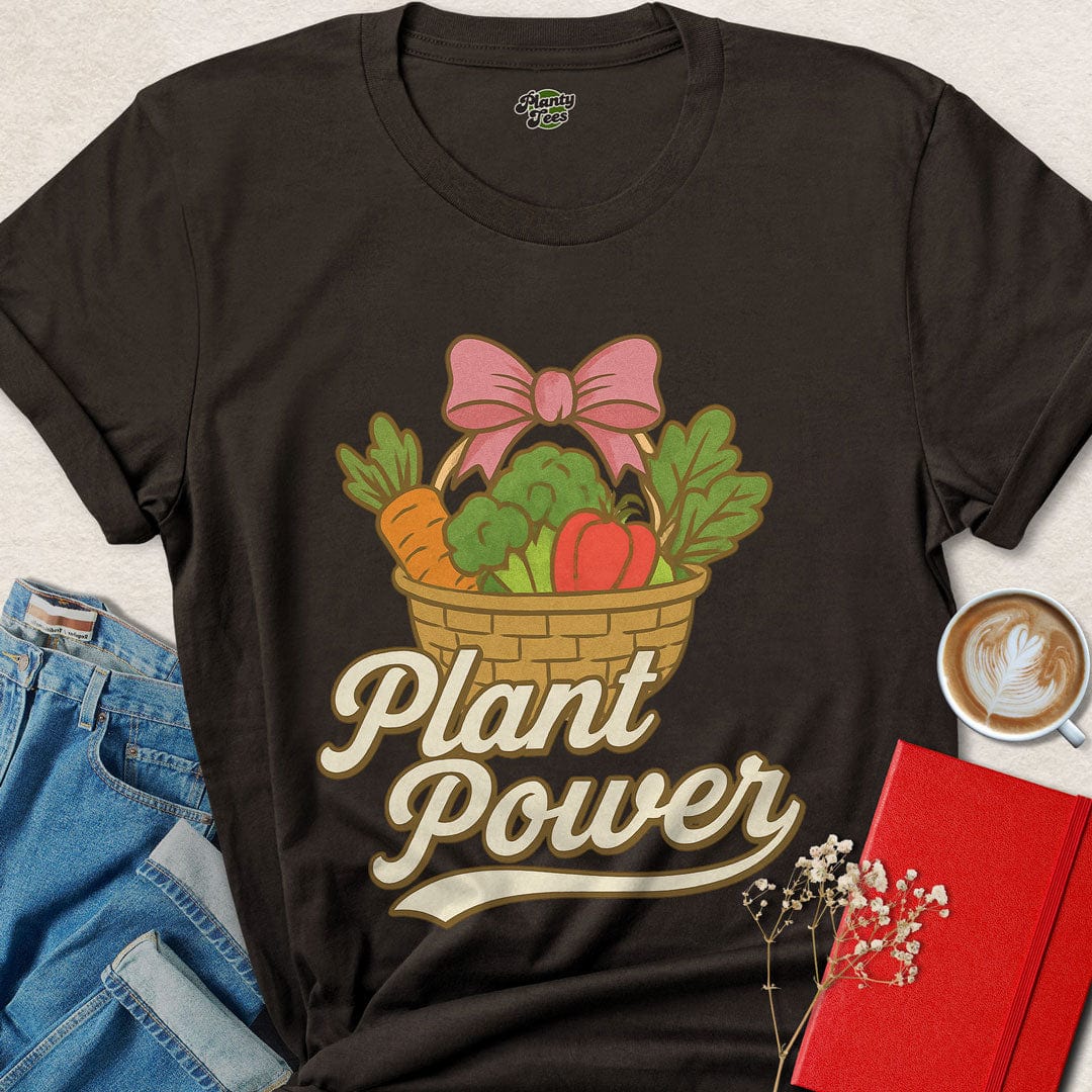 Plant Power with Veggie Basket T-Shirt