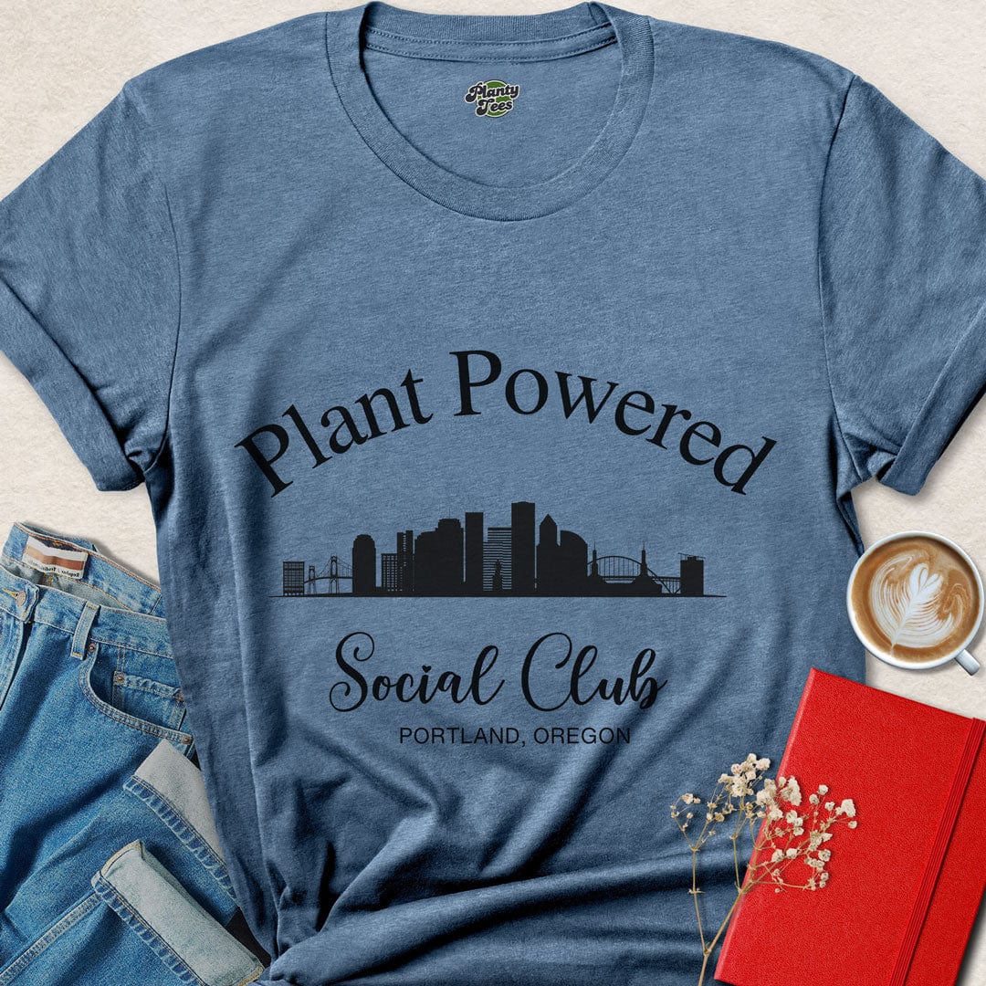 Plant Powered Social Club, Portland, T-Shirt