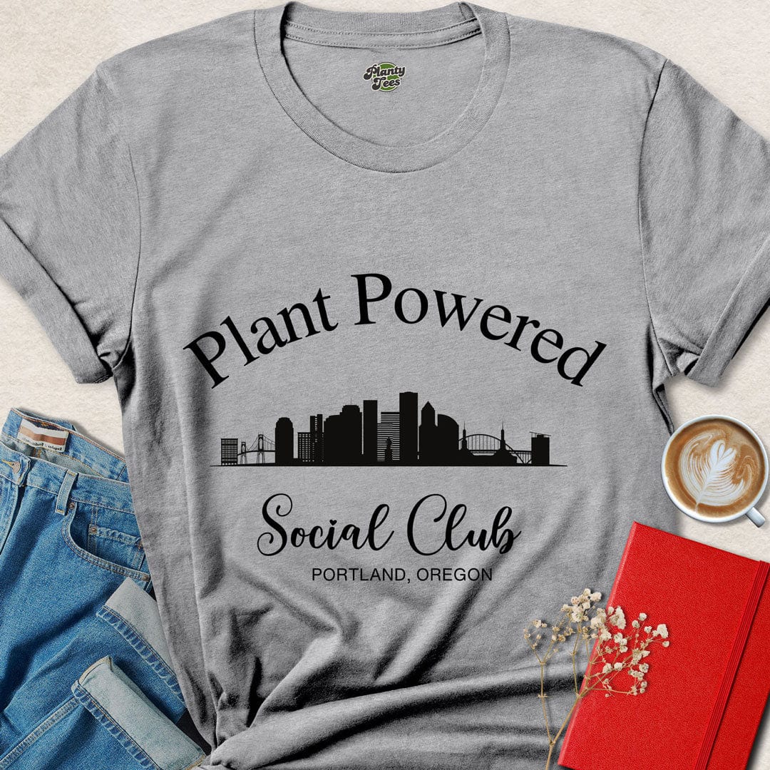 Plant Powered Social Club, Portland, T-Shirt