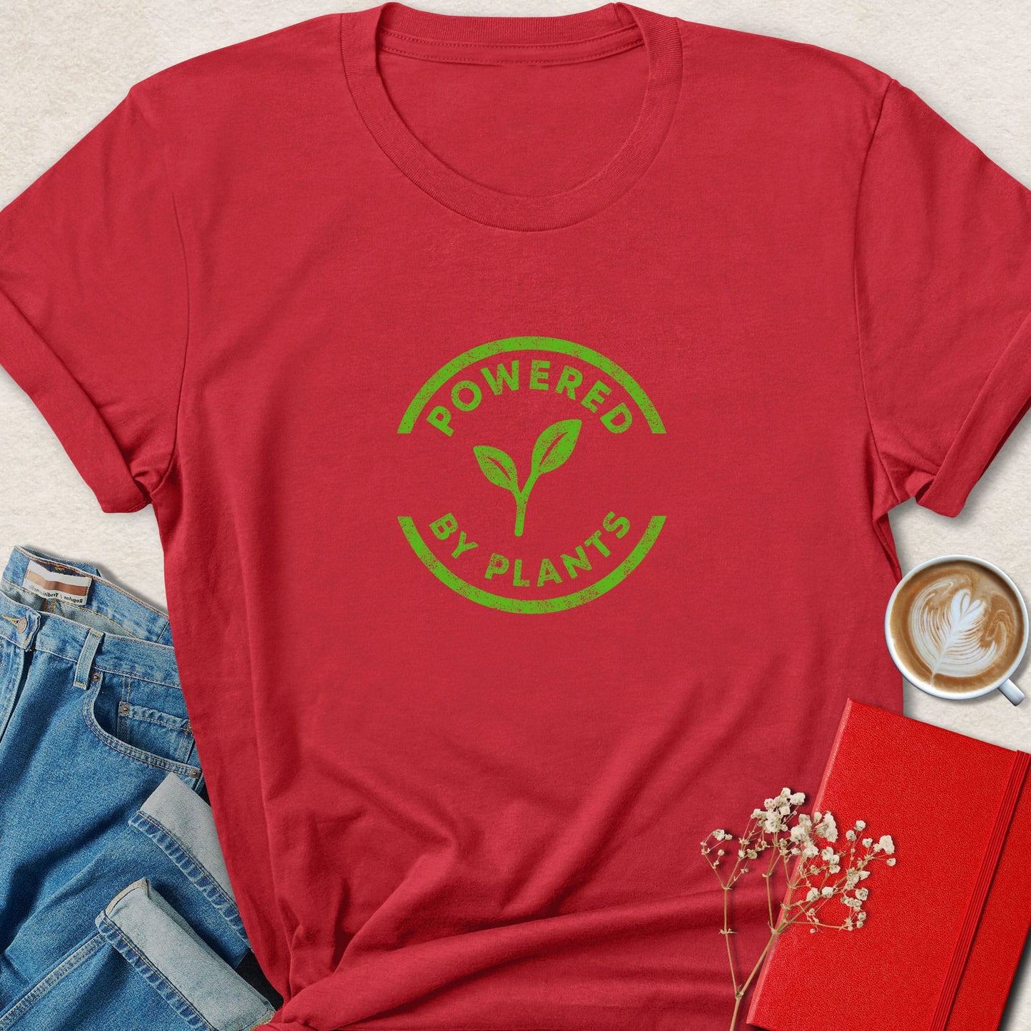 Powered By Plants Green T-Shirt