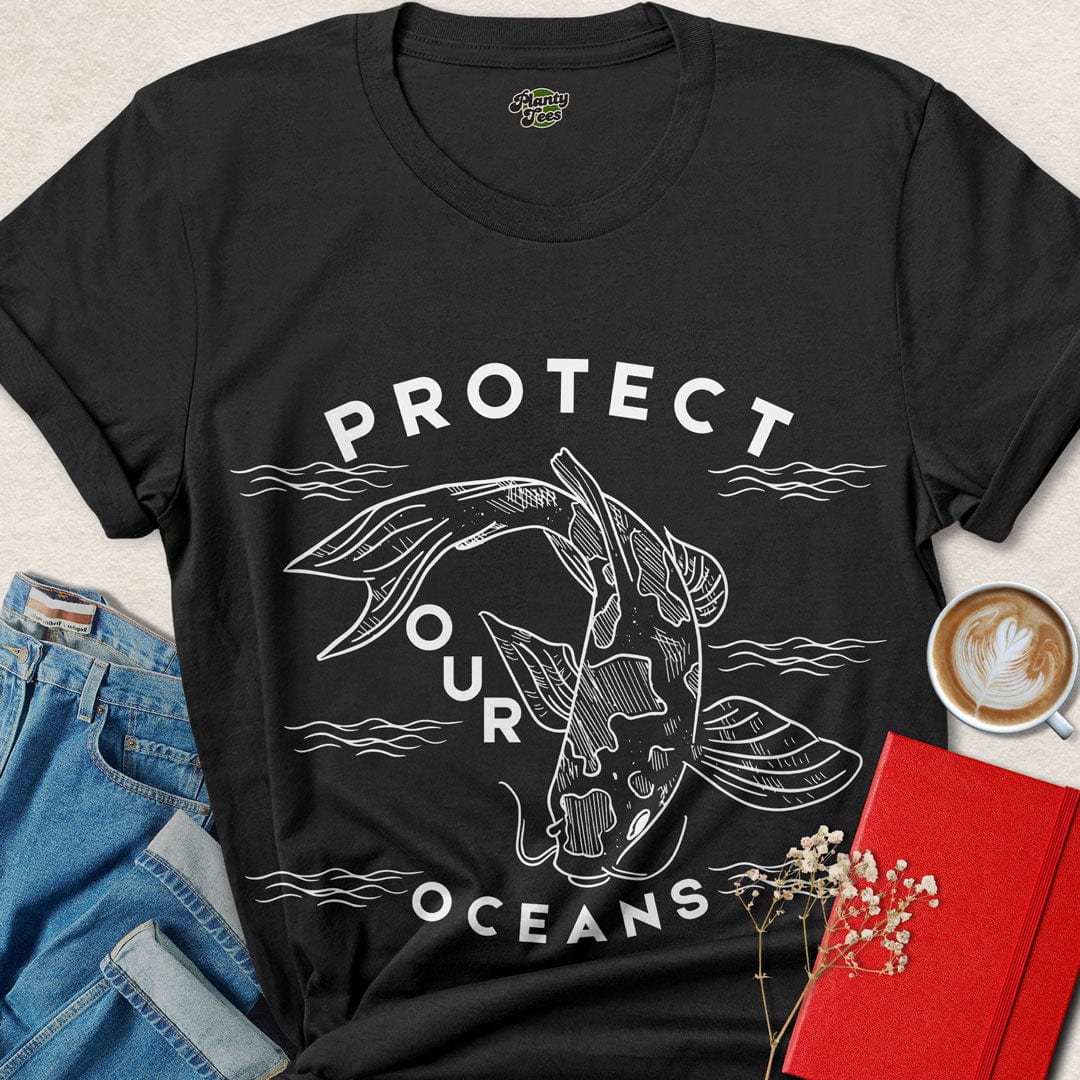 Protect Our Oceans, Koi Fish T-Shirt