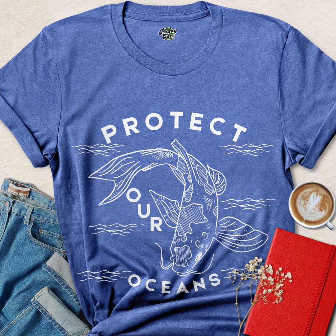 Protect Our Oceans, Koi Fish T-Shirt