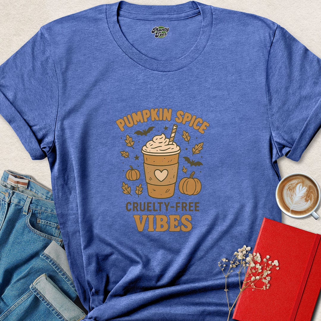 Pumpkin Spice Cruelty-Free Vibes #1 Halloween Vegan T-Shirt