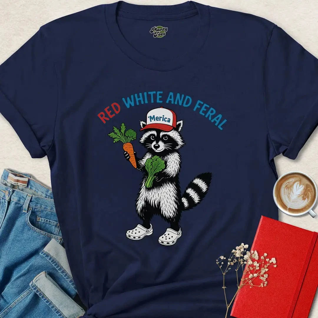 Red White and Feral T-Shirt