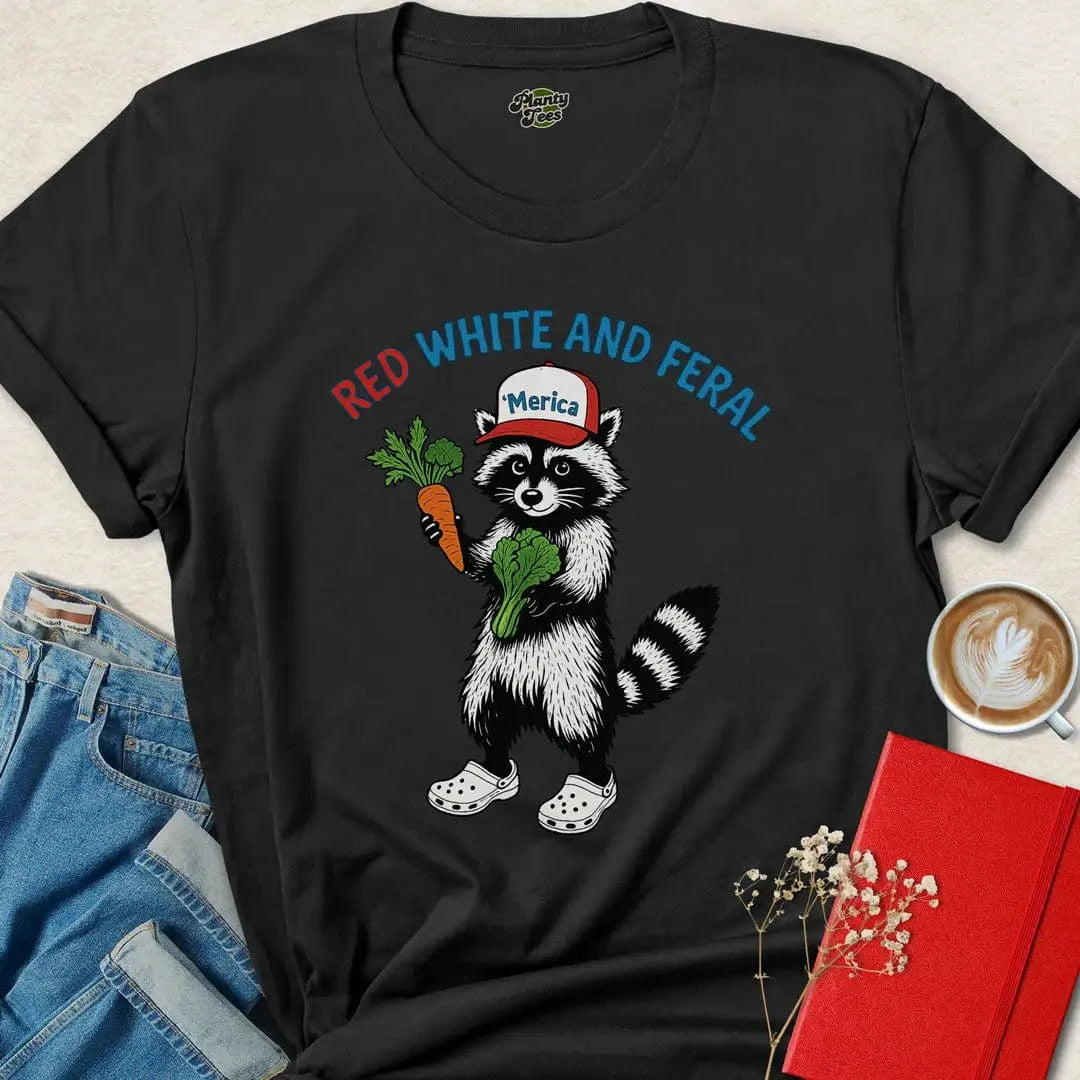 Red White and Feral T-Shirt