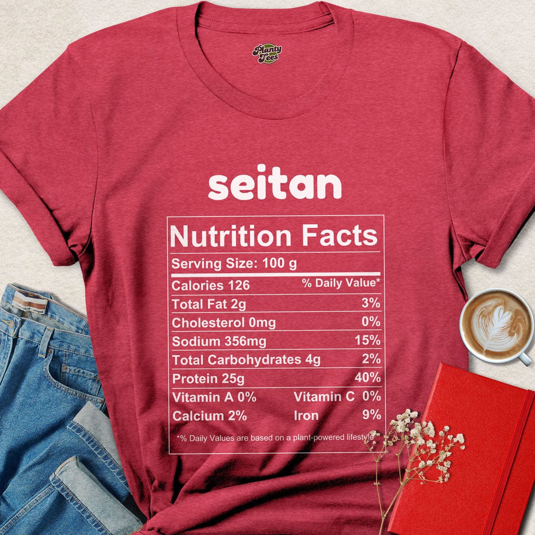 Seitan Nutrition Facts T-Shirt