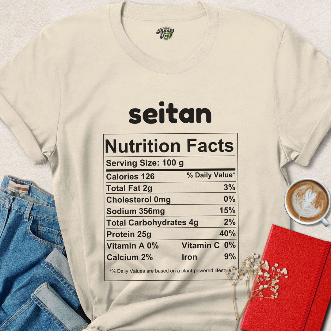 Seitan Nutrition Facts T-Shirt