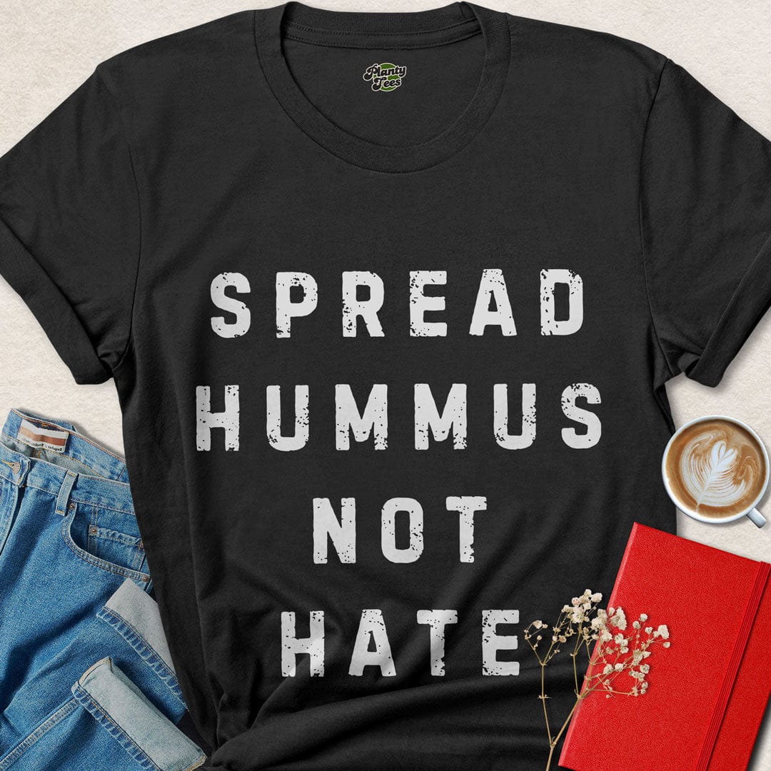 Spread Hummus Not Hate Typo T-Shirt