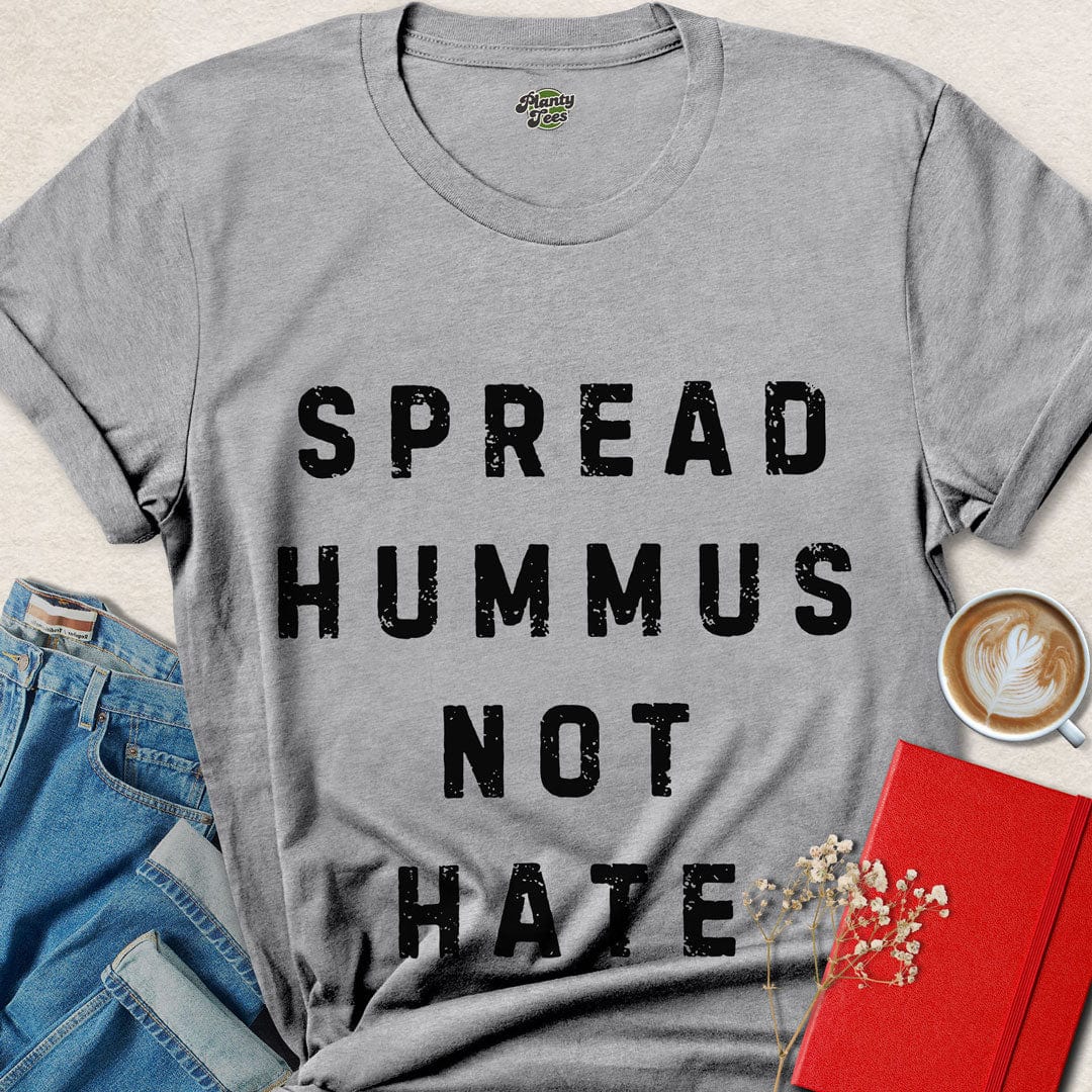 Spread Hummus Not Hate Typo T-Shirt