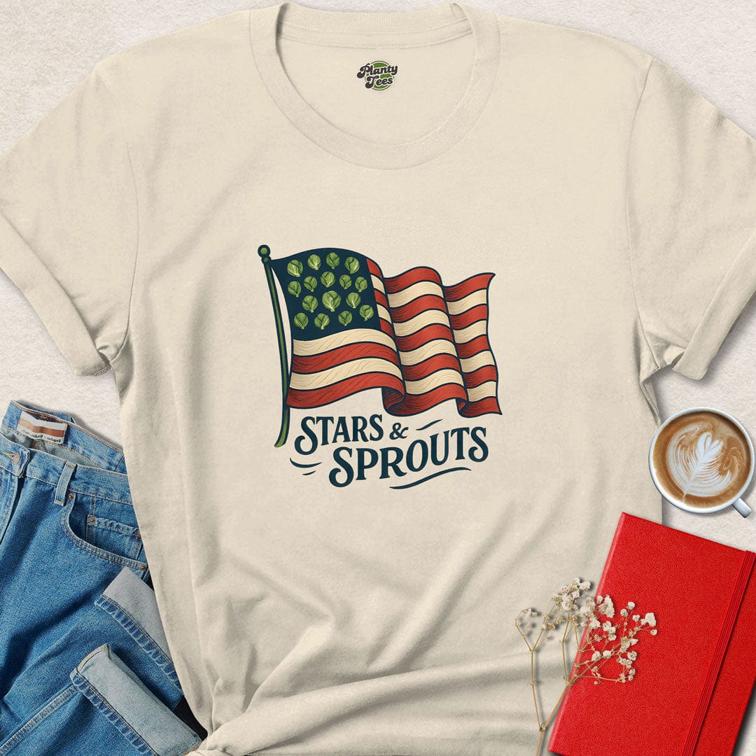 Stars & Sprouts 4th Of July T-Shirt