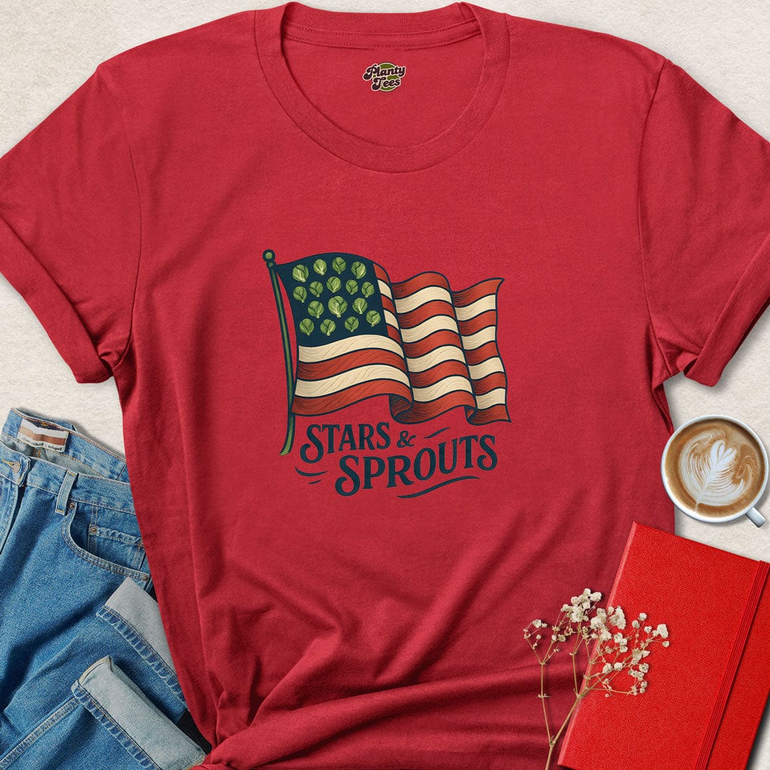 Stars & Sprouts 4th Of July T-Shirt