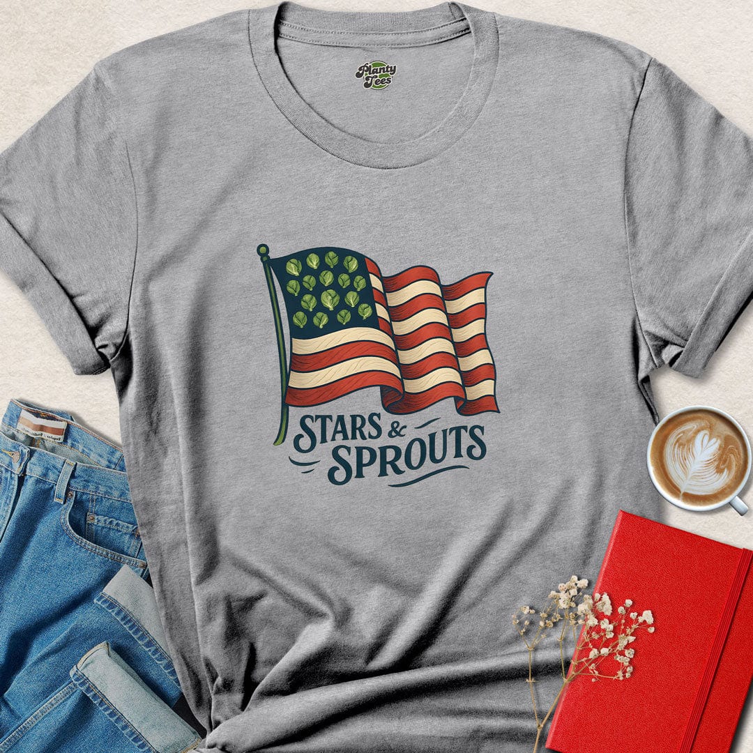 Stars & Sprouts 4th Of July T-Shirt