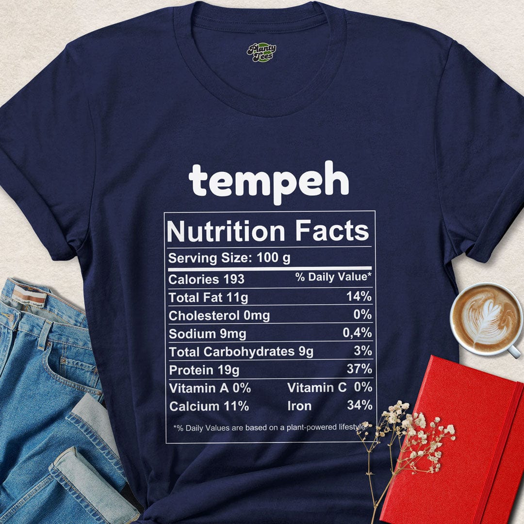 Tempeh Nutrition Facts T-Shirt