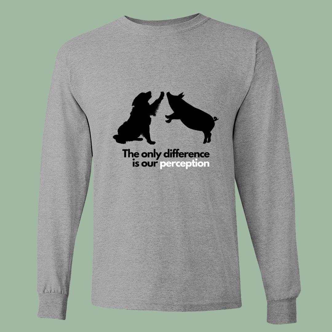 Perception Vegan Long Sleeve Shirt – Powerful Animal Rights Message