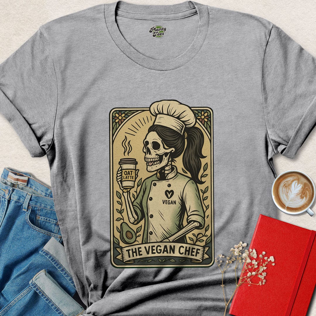 The Vegan Chef Skeleton #1 T-Shirt